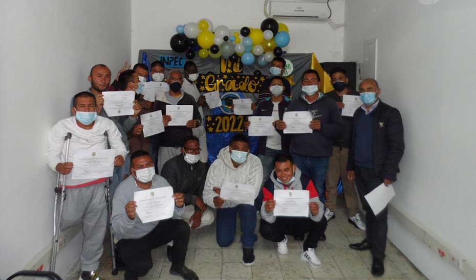 Graduación del Curso 'Comportamiento Emprendedor' en el Establecimiento Penitenciario de Túquerres