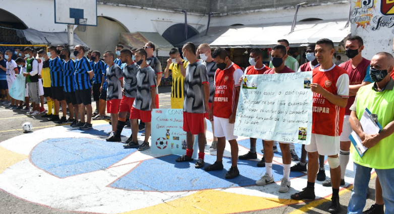 Privados de la libertad del EPMSC ERE de Pereira participante en Torneo de Fútbol como herramienta de resocialización