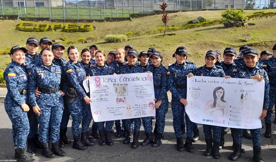 Funcionarias del Complejo de Pedregal impulsan campaña de sensibilización sobre el cáncer de mama